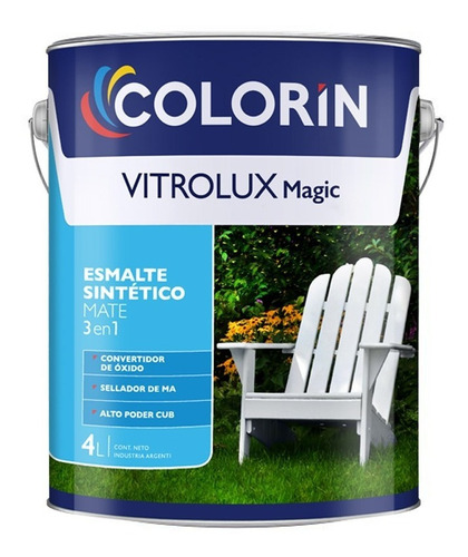 Esmate Sintético Colorin Magic Blanco Mate 4 Litros