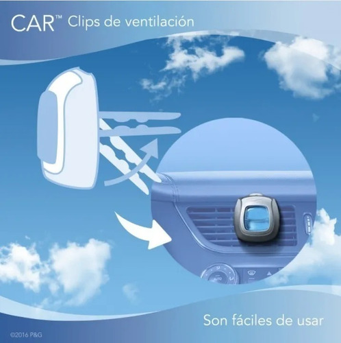 Imagen 4 de 5 de Pack X 8 U- Aromatizante P/autos Febreze Car Elimina Olores