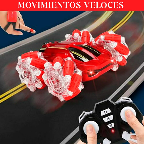 Auto Radio Control Remoto 360° Para Niños De Alta Velocidad Azul Auto