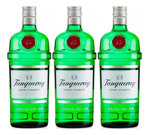 Gin Tanqueray London Dry 750ml 03 Unidades