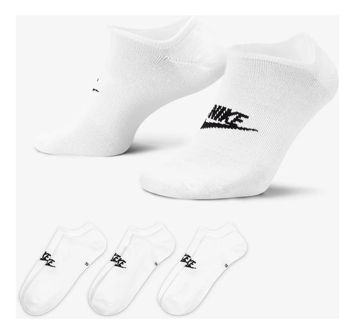 Medias Nike Hombre Sportswear Everyday Essential Blanco 3