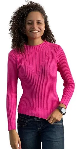 Blusa de frio feminina longa 2025