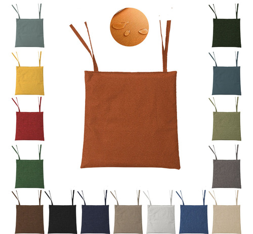 6 Assento Espuma 40x40 Impermeável Acquablock Almofada D33