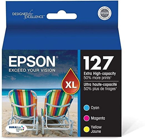 Epson Durabrite T127 ultra 127 extra Alta Capacidad Cartu.