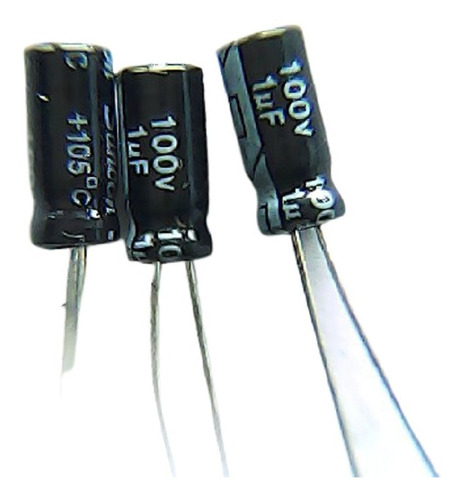 Condensador Electrolitico 1uf   1mf 100v-160v-250v  105c° Gp