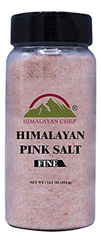 Sal De Grano Salero Rosa Himalayan Chef, 12,50 Oz