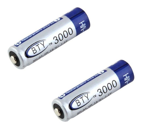 Paquete 4 Baterías Aa 3000mah 1.2volts Recargable