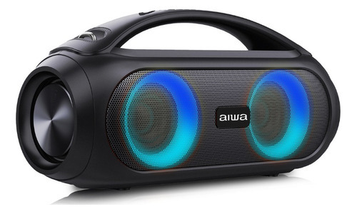 Alto-falante portátil Aiwa Boombox AW-S500bt com Bluetooth