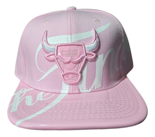 Gorra Chicago Bulls The Finals Rosa Y Blanco L Lisa