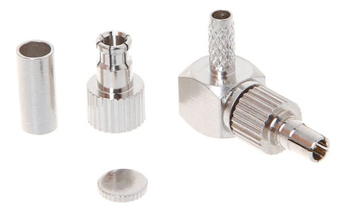2 In 1 Ts9 / Crc9 Male Right Angle Rf Coaxial Card Connector