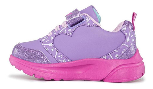 Imagen 4 de 8 de Tenis Con Luces Tizta Lila Para Niña Los Gomosos