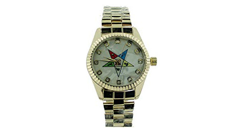 Elegante Oes - Reloj Para Mujer Order Of Eastern Star Con Un