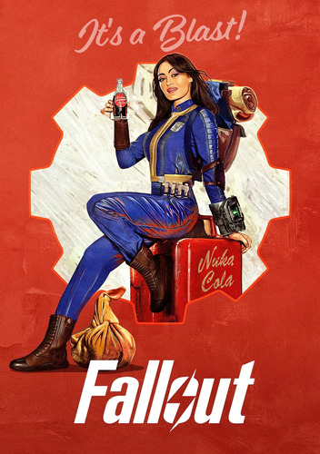 X3 Posters Laminas Fallout Serie Tv Game Impresión Óptima Hd