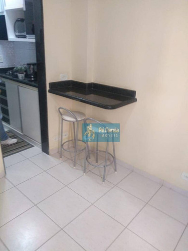 Imagem 2 de 10 de Kitnet Com 1 Dormitório À Venda, 27 M² Por R$ 108.000 - Ocian - Praia Grande/sp - Kn0087