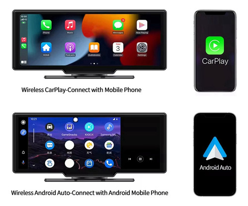 Wifi Inalámbrico Dash Carplay De 11.26 Pulgadas Y Android Au