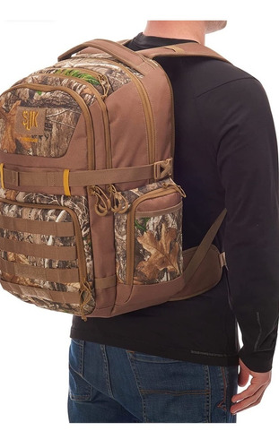 Mochila Sjk Para Senderismo Camping Pesca Tactica Realtree 