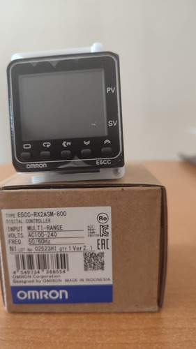 2 Piezas De Omron Control De Temperatura E5cc-rx2asm-800 (Usado)