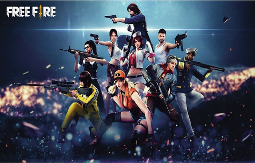 Kit Festa Free Fire Com 11 Displays De Mesa + 1 Painel