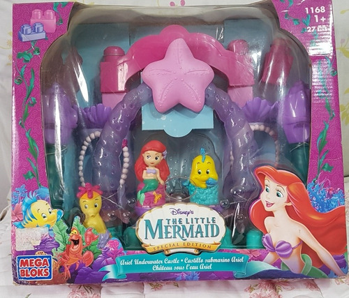 Mega Blocks Castelo Da Ariel A Pequena Sereia Disney
