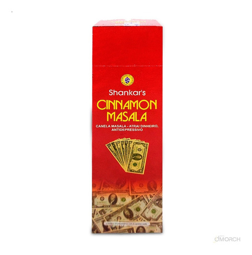 Imagem 5 de 5 de Incenso Shankar Cinnamon Masala Box Com 25 Caixinhas