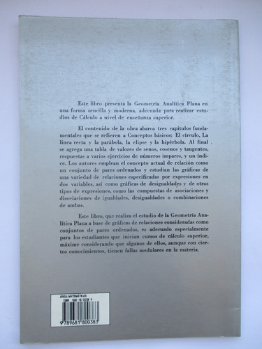 Geometría Analítica Bidimensional / Howard E, Taylor - Wade