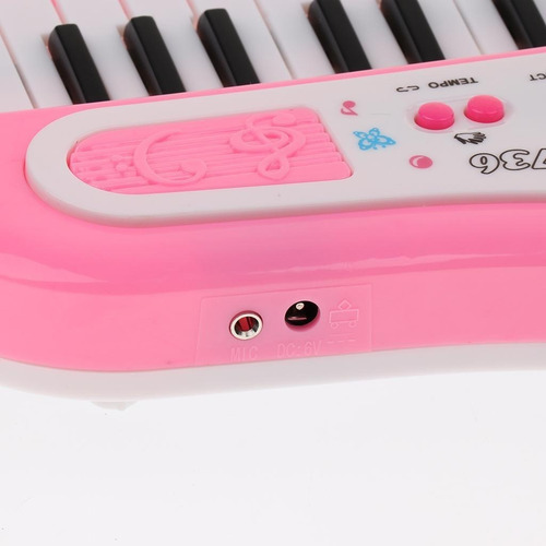 1 Teclado De Piano Electrónico De Juguete De 37 Teclas Con