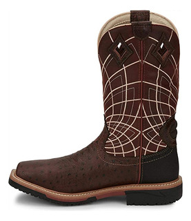 Justin Derrickman Western - Botas De Trabajo Para Hombre, P.