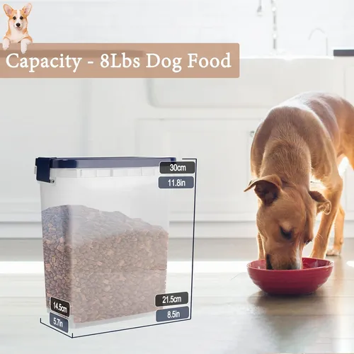 Recipiente De Almacenamiento De Comida Para Perros De 8-1...