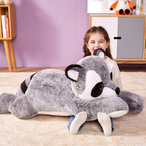 Stuffed Animal Plush Toy Ikasa Giant Raccoon 30cm