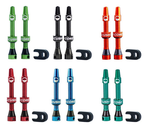 Juego De Valvulas Cushcore 44mm Rojas Tipo De Válvula Presta