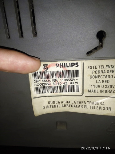 Imagen 6 de 6 de Tv Philips Grando 29 Pulgadas Tipo Culon