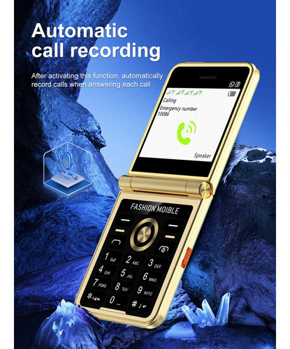 Teléfono 2024 2g Con Función Plegable Para Personas Mayores