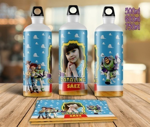Plantillas Sublimación Botellas Termos - Diseños Infantiles
