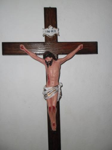 Crucifixo Resina 50cm Linda Imagem