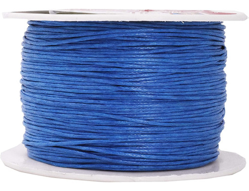 Cordón Encerado Azul Zafiro De 1 Mm Hacer Joyas, 109 Y...