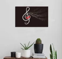 Comprar Vinilo Decorativo 40x60cm Notas Musicales Clave De Sol