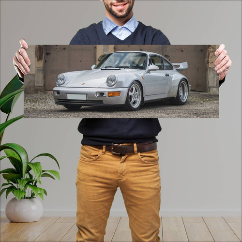 Cuadro 30x80cm Auto 1993 Porsche 911 Carrera Rs 259