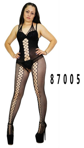Medias De Red Baby Doll Liguero Bodysuit Lenceria Sexy 70179