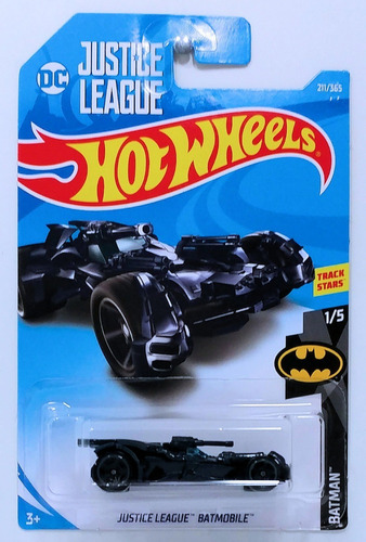 Hot Wheels Escala 1:64 #211 Justice League Batman Batmobile