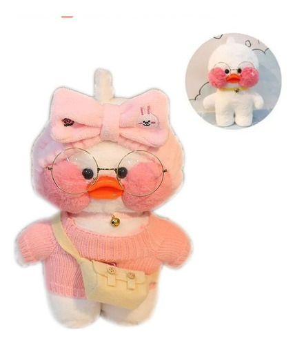 Juguete De Peluche Para Lalafanfan De Patito Con Accesorios