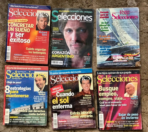 Lote De 6 Ejemplares Selecciones De Readers Digest 1995/2003