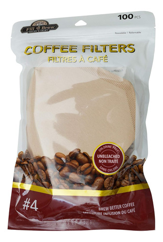 Fill 'n Brew - Filtros De Café Desechables # 4, Forma ...