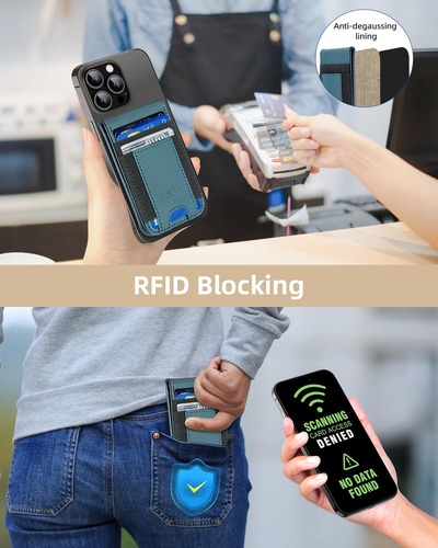 Hiwe Para Magsafe Wallet Stand Con Find My Tracker Soporte 6