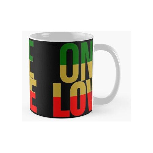 Taza Rasta Colors One Love Calidad Premium