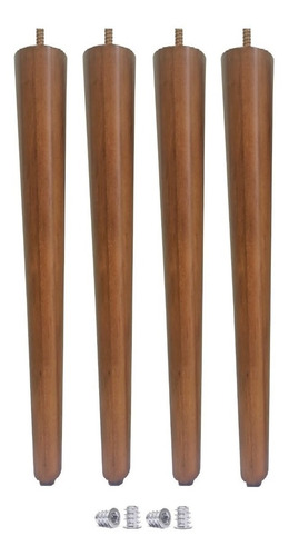 Imagem 1 de 2 de Kit 4 Pe Palito 75cm + Bucha Americana Rosca 5/16 Jt