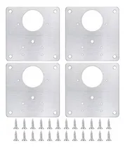 Comprar 4 Piezas Placas Reparadoras De Bisagras En Acero Inoxidable