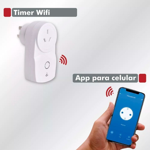 Timer Wifi Interruptor Programable Enchufable 220v Ficatto