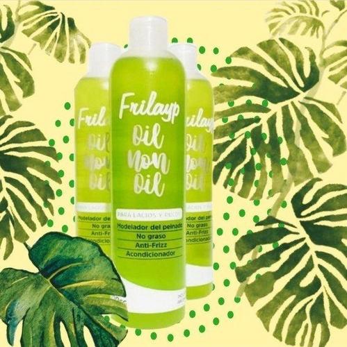 Imagen 2 de 3 de Oil Non Oil Modelador + Anti Frizz Frilayp X220cc
