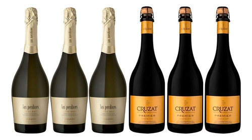 Champagne Las Perdices + Cruzat Extra Brut Premium Caja X6