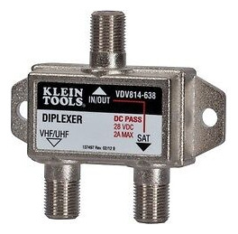 Klein Tools Vdv814-638 Satellite/tv Diplexer 5 Mhz 2.3 G Yyn